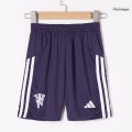Kids Manchester United Away Jersey Full Kit 2025/26