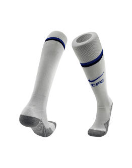 Kids Chelsea Home Soccer Socks - White 2025/26
