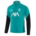 Kids Liverpool 1/4 Zipper Sweat Kit(Top+Pants) Green 2025/26