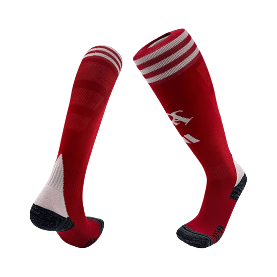 Kids Arsenal Home Soccer Socks - Red 2025/26