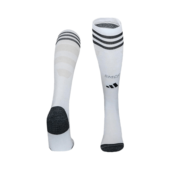 Kids Real Madrid Home Soccer Socks - White 2025/26