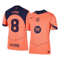 PEDRI #8 Barcelona Third Match Jersey Player Version 2025/26 - UCL