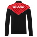 Manchester United Training Tracksuit Kit (Jacket+Pants) 05 Red&amp;Black 2025/26