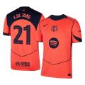 F.DE JONG #21 Barcelona Third Away Jersey 2025/26