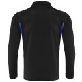 Kids Manchester United 1/4 Zipper Sweat Kit(Top+Pants) Black 2025/26