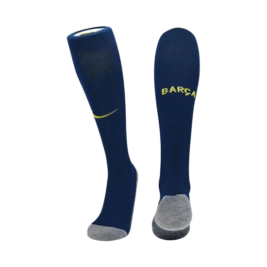 Kids Barcelona Home Soccer Socks - Navy 2025/26