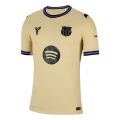 F.DE JONG #21 Barcelona Away Match Jersey Player Version 2025/26 - UCL