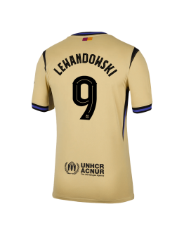 LEWANDOWSKI #9 Barcelona Away Jersey 2025/26 - UCL