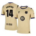RASHFORD #14 Barcelona Away Match Jersey Player Version 2025/26 - UCL