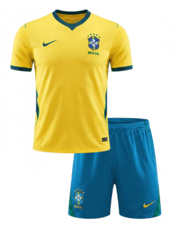 Brazil Home Kids Soccer Jerseys Kit World Cup 2026